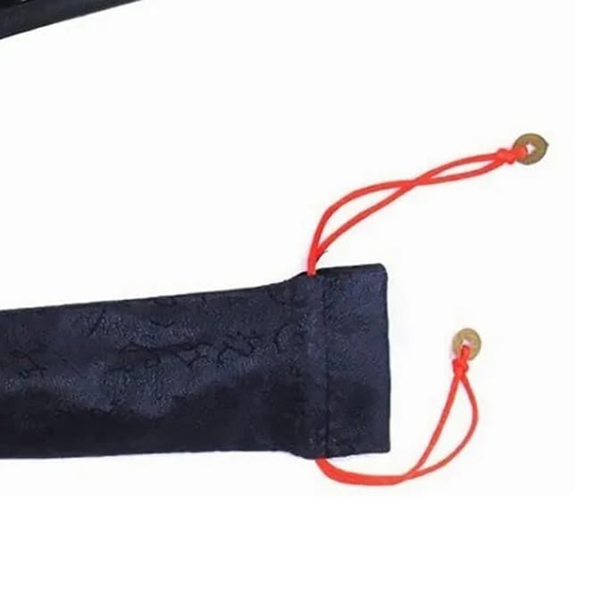 Kung Fu Waaier Opvouwbare Zwarte Handwaaier voor Podiumoptredens Feesten Decoraties Jubilea black