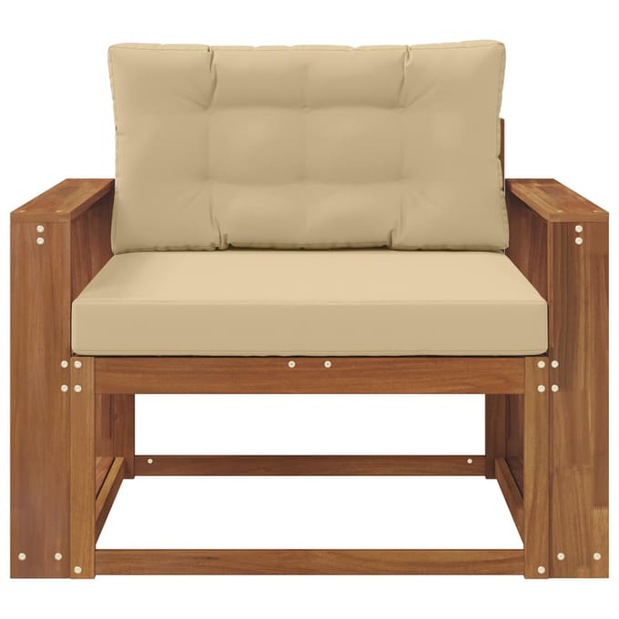 vidaXL - Buiten - Midden - Sofa - Naturel