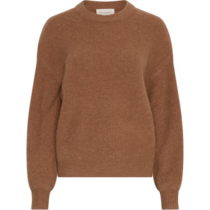 Relaxed fit gebreide pullover met alpaca-aandeel model 'Gustel Hope'