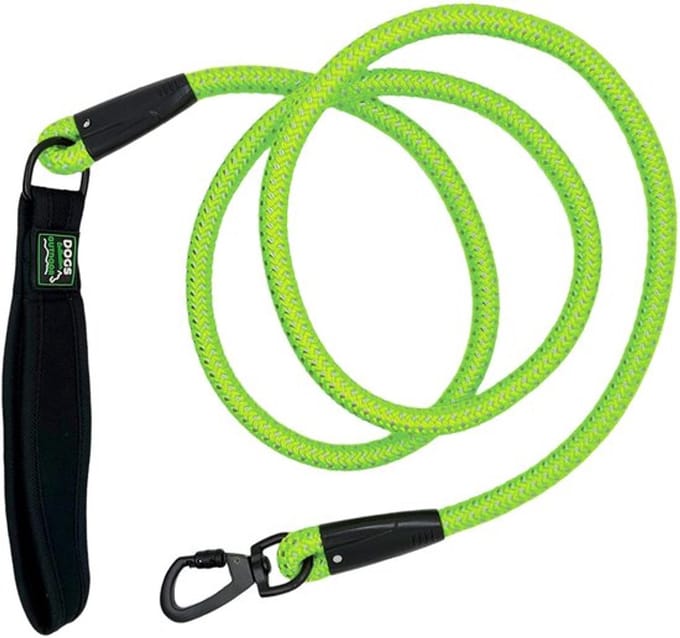 Zeynomax - Hondenriem - Reflecterend - Soft Grip neopreen handvat - neongeel