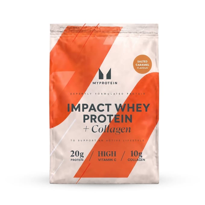 Impact Whey Protein + Collagen - 375G - 15servings - Zoute Karamel