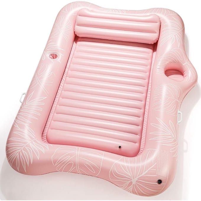 Tanning Pool Bed - Luchtbed Zwembad Opblaasbaar - Roze