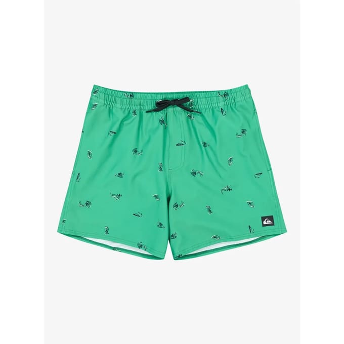 Quiksilver Stretch Printed Volley 16´´ Zwembroek Groen M Man