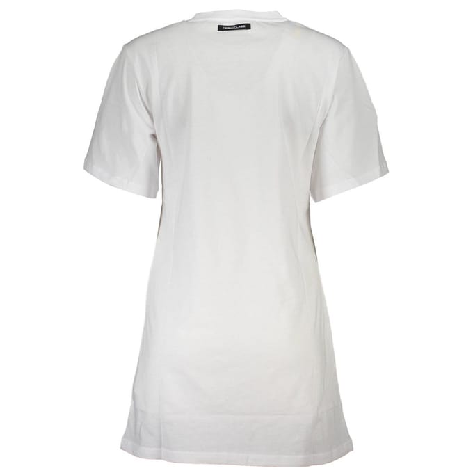 Tijgerkop Geborduurde T-shirt Jurk