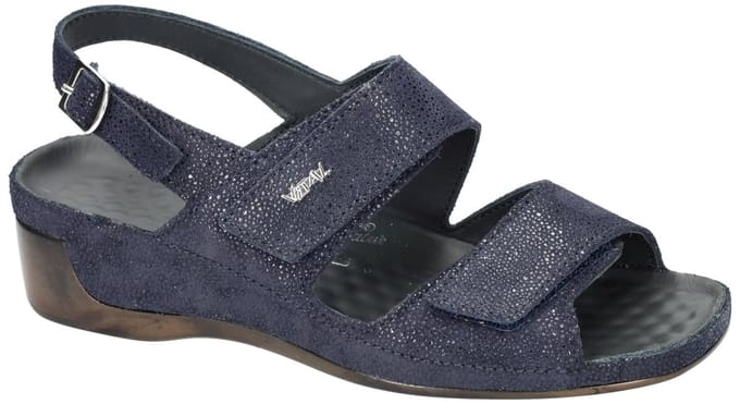 Vital -Dames - blauw donker - sandalen - maat 38