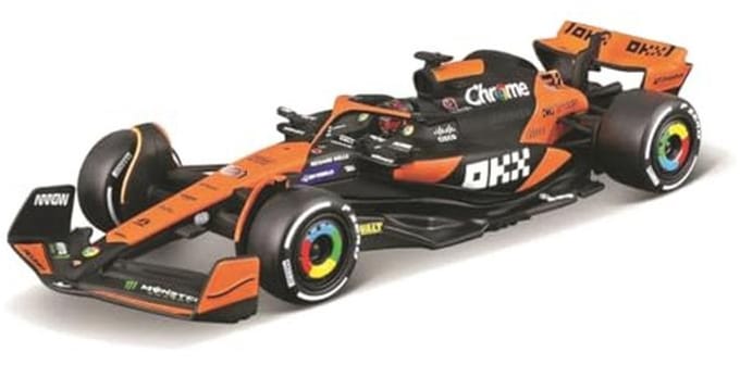 1:43 Race McLaren MCL38 Model met Helm (Piastri #81)