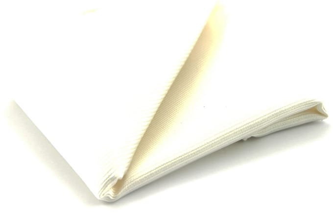 Pochet zijde offwhite
