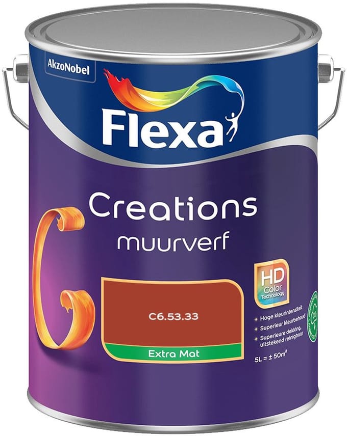 Flexa - Creations Muurverf Extra Mat - C6.53.33 - Mengverf - 5 L