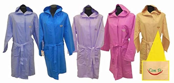 Microfiber Badjas voor Dames en Heren met Capuchon en 2 Zakken – Licht, Compact en Absorberend