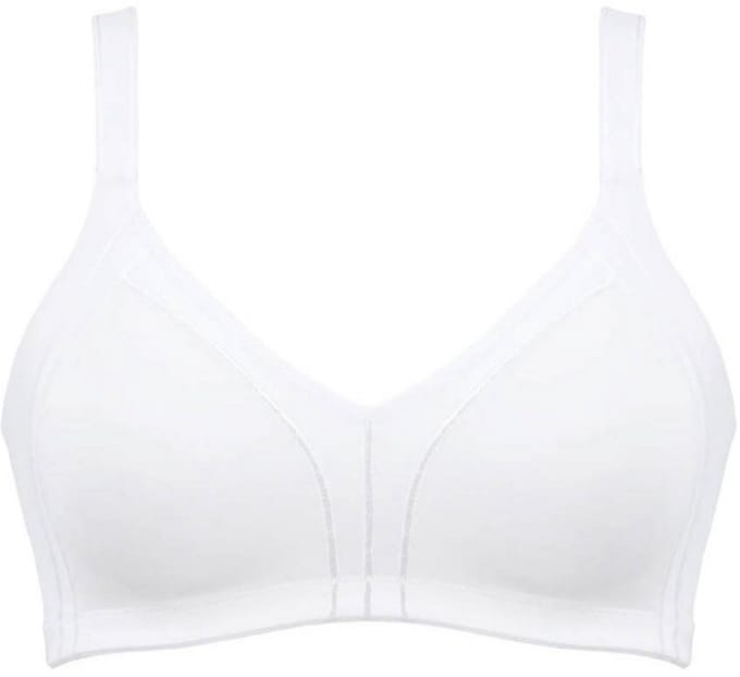 Naturana naadloze soft BH zonder beugels maat 75C wit