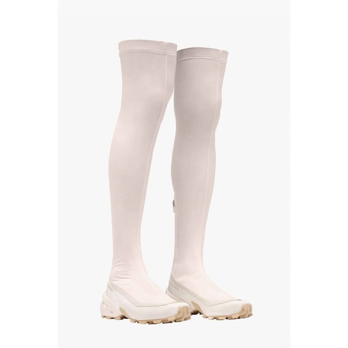 SALOMON X MM6 CROSSWADER Sock Boots met Studs in Roze