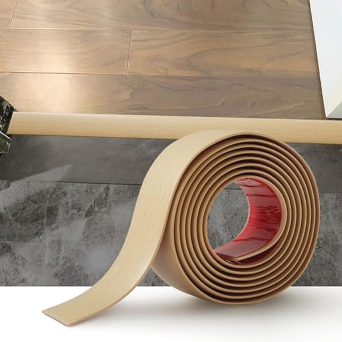 PVC Vloerovergangsstrip 2 m - Zelfklevend, Flexibel en Waterdicht