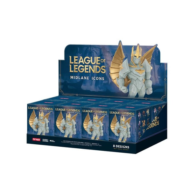 POP MART League of Legends Midlane Icons Serie Figuren Blind Box blue