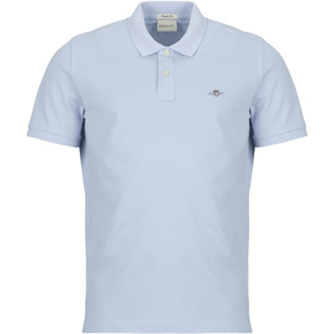 Gant Shield Piqué Poloshirt Fresh Blue - Maat M - Heren