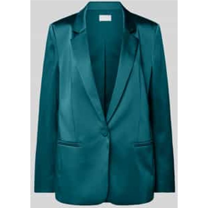 Regular fit blazer met paspelzakken