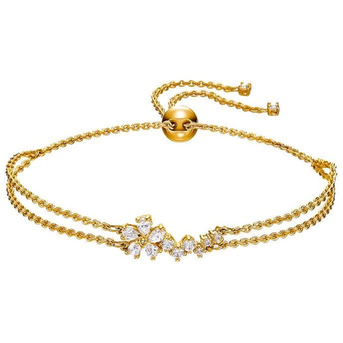 Swarovski Botanisch Armband Damesarmbanden Goud 5535790 Box (Random Color) beige