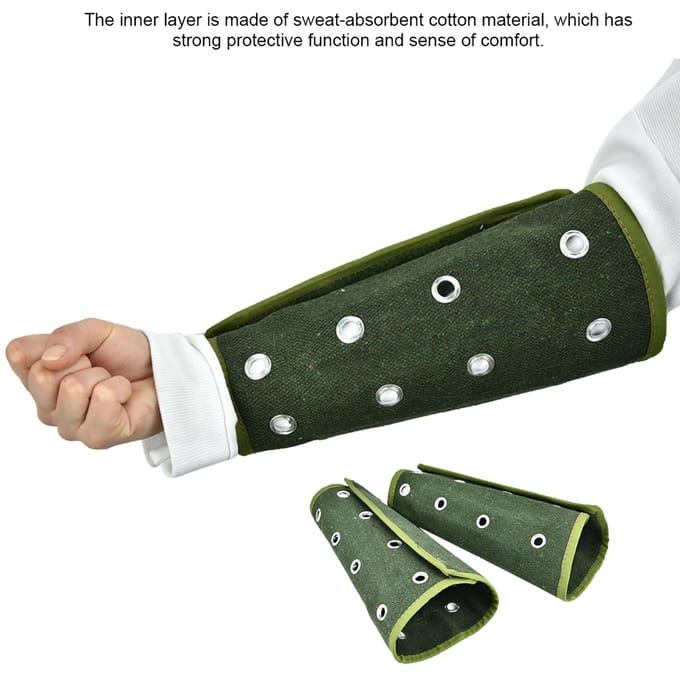 1 Paar Snijvaste Beschermmouw Armbeschermer Glas Anti Snijden Armbeschermer gray
