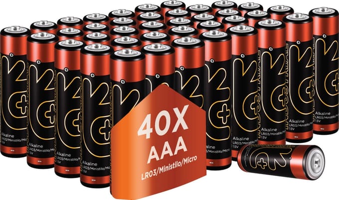 Uniross Industrial Alkaline AAA 40 pack