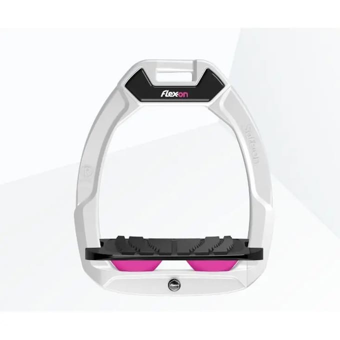 Veiligheidspalieten voor het paardrijden Ingebouwd Grip Wit/Zwart/Roze Flex-On Safe-On