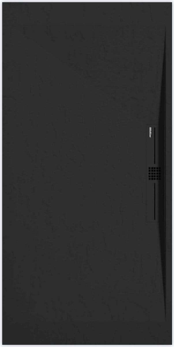 Sanifun douchebak Stone Side Black Slate 1300 x 900 P