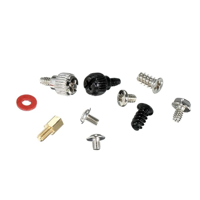 Kit de vis d'ordinateur de base, 228 pièces, jeu de vis de Maintenance pour ordinateur de bureau, pour boîtier d'ordinateur multicolore
