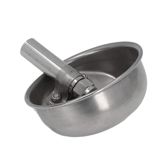 Automatische Varkensdrinkbak Verdikte Vee Waterbak RVS Koe Drinkwaterbak S gray