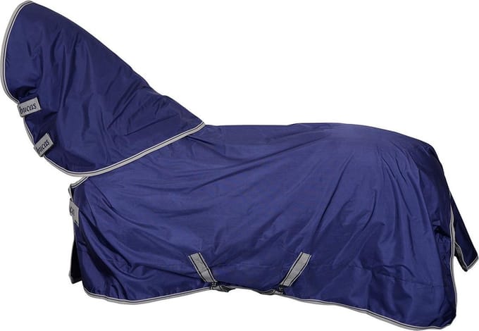 Bucas Deken Atlantic Turnout Full Neck 200gr - Donkerblauw - 195 Cm