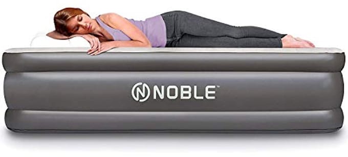 Comfortabel Queen Size Luchtmatras met Ingebouwde Pomp en Verhoogd Ontwerp