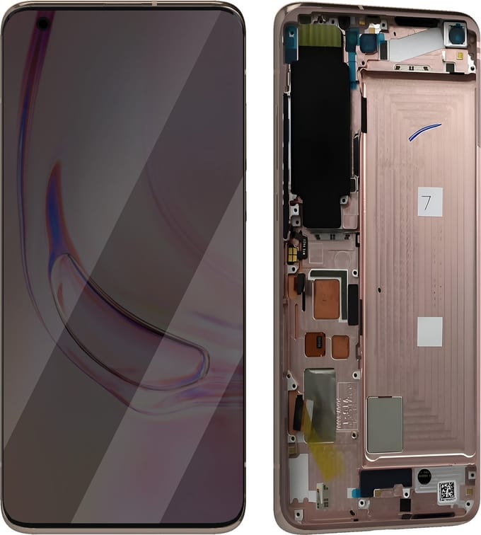 Xiaomi, Scherm + Kader Geschikt voor Xiaomi Mi 10 Pro Bloc Compleet alpinistisch scherm, Wit