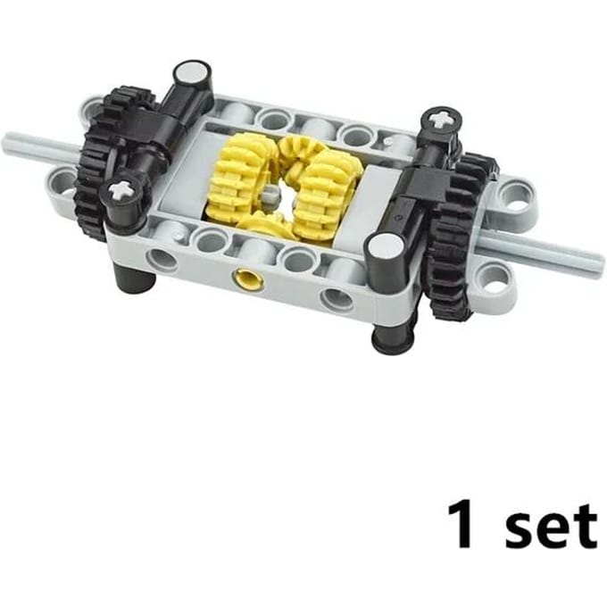MIJN EIGEN CREATIE Tech Differentieel Bouwstenen Mechanisch Speelgoed High Tech Component Differentieel Tandwielen Montage Inclusief 6573 62821 65414