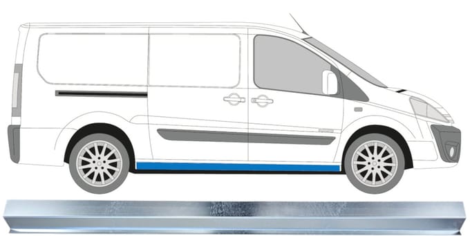 Reparatie dorpel voor Citroen Jumpy 2007-2016 / Links = Rechts