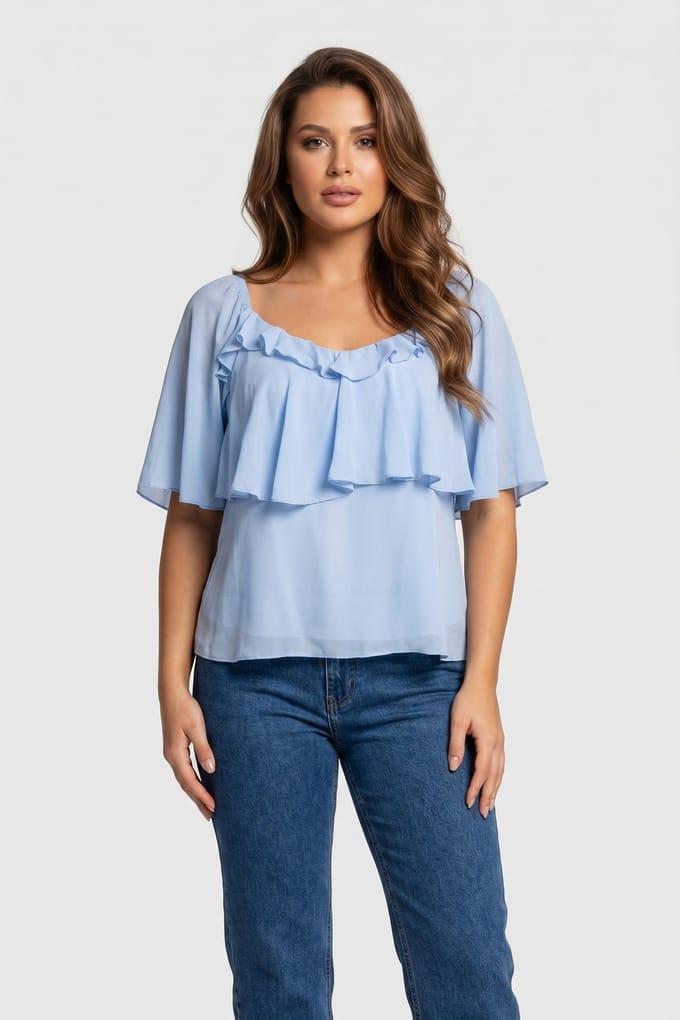 & Other Stories Sesame Speed Blouse Blue Taglia: 32 | Magliette intime Outlet | Donna | Blu