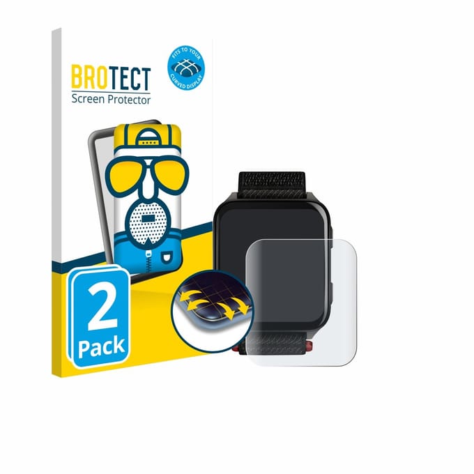 BROTECT - Screenprotector voor Garmin Venu X1 - Folie Beschermfolie matte volledig dekking 2 Stuks