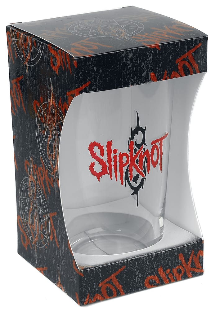 Slipknot Bierglas - Slipknot Logo - voor Geen - transparant