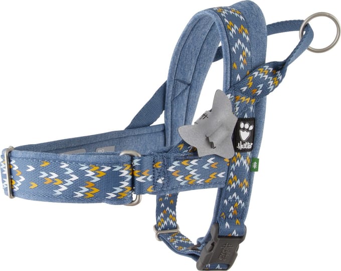 Hurtta Razzle Dazzle H-harness bilberry, 55-65 cm