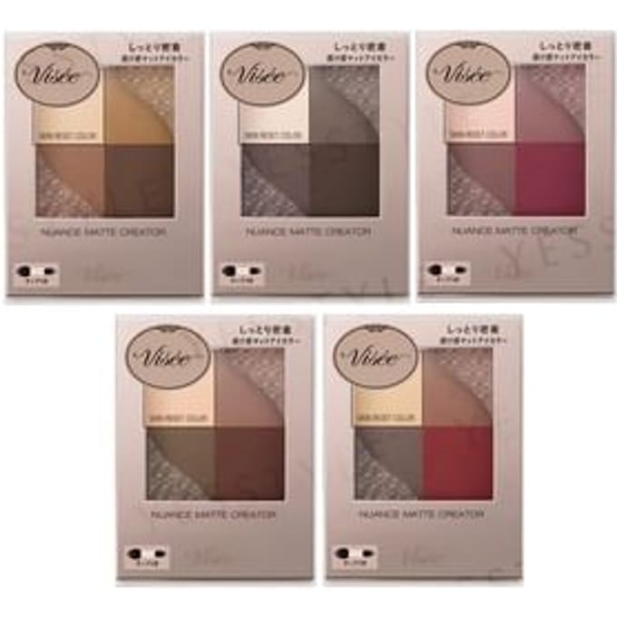 Kose - Visee Nuance Matte Creator Eyeshadow 002 Handsome Red