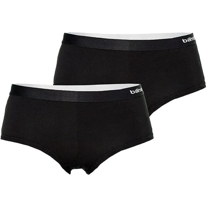 Apollo Dames Hipster Zwart Bamboe 2-pack - Maat S