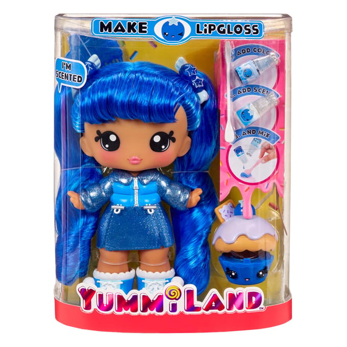 Yummiland pop met lipglossdiertje - Rory Blueberry