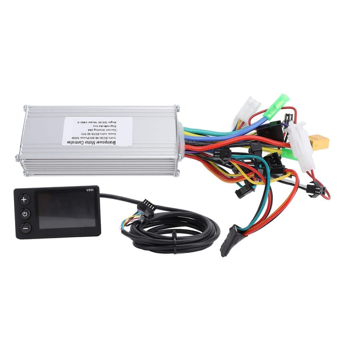 36V 48V 60V 500W 28A 9 Buizen Fiets Borstelloze Controller V890 Elektrische Fiets LCD Display Meter voor black