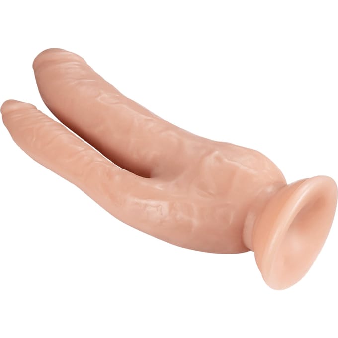 Dr. Skin - Dubbele Dildo 21 cm - Vanilla