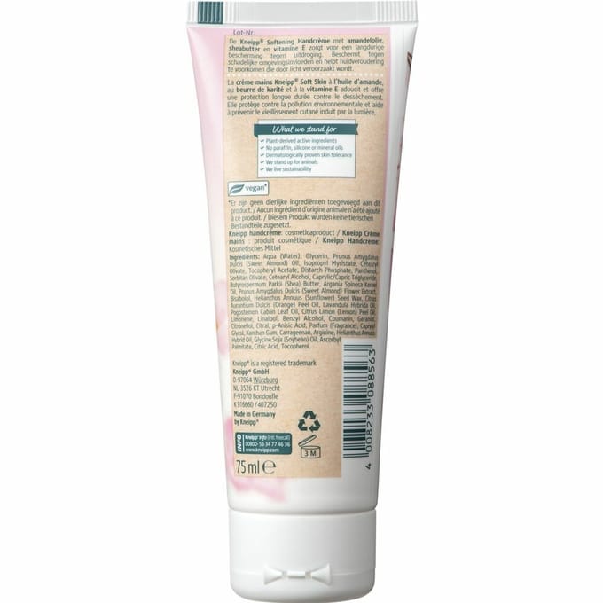 Kneipp - Handcrème Amandelbloesem - 3 x 75 ml - Voordeelverpakking