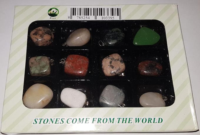 TeleShop4.eu Stones frome the world natuur stenen hangers