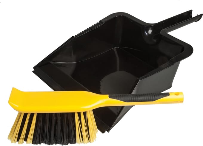 Worth Gardening heavy duty dust pan & brush Blik & veger zware kwaliteit