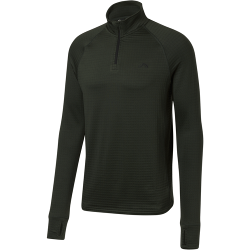 CRIVIT Heren sportshirt met fleecevoering (Donkergroen, S)