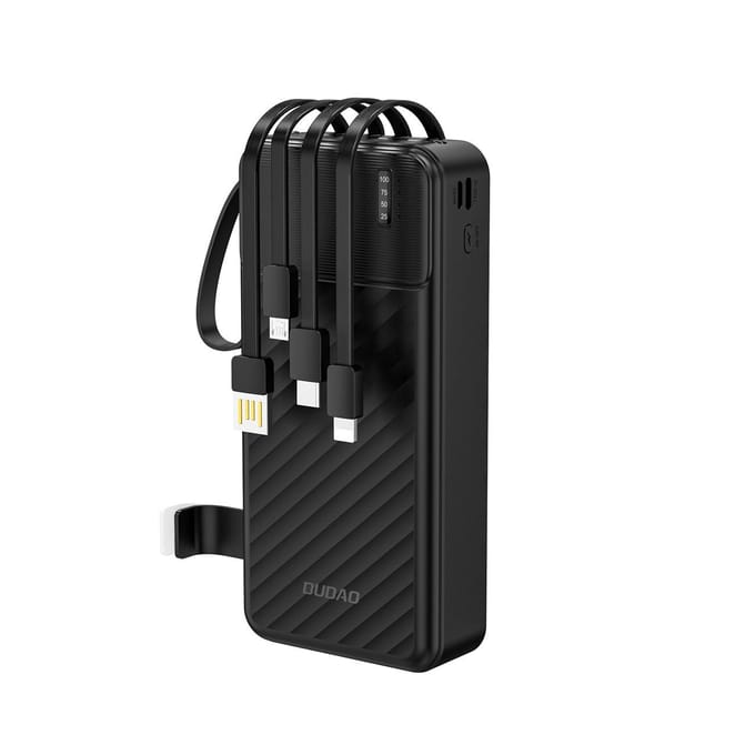 Dudao K11 Pro Powerbank with Built-in Cables - 20000 mAh