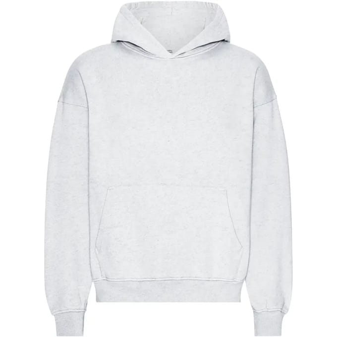 Oversized sweatshirt met capuchon Colorful Standard Organic Snow Melange