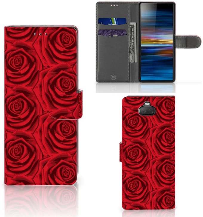 Sony Xperia 10 Hoesje Red Roses