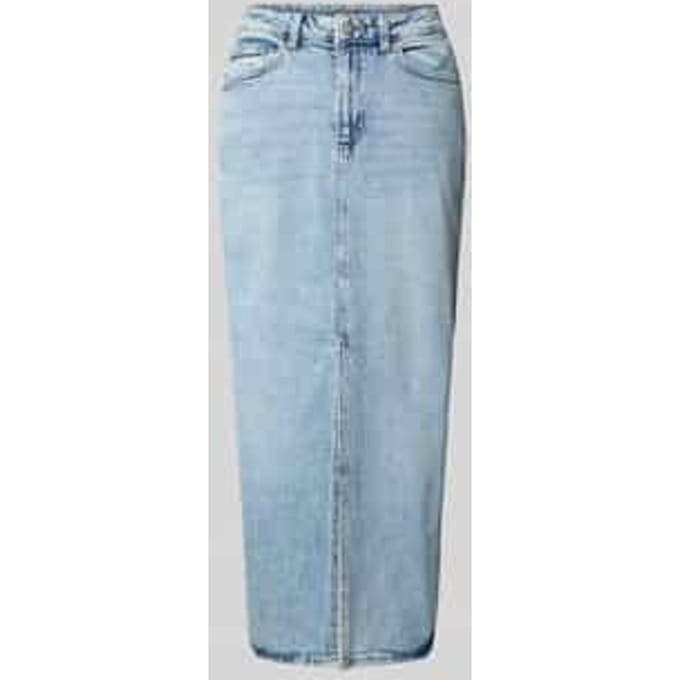 Jeansrok met loopsplit, model 'JAF'