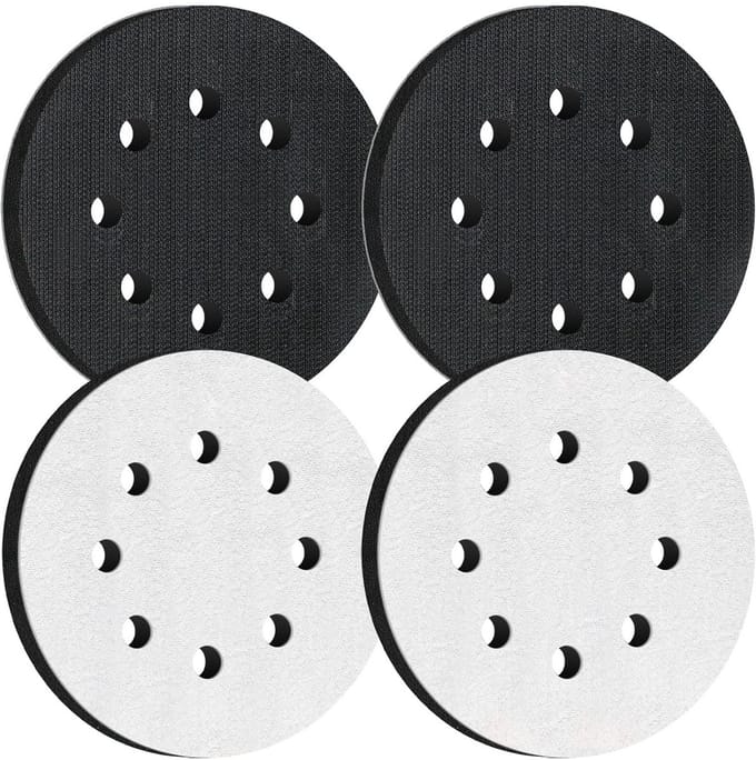4 Stuks Polijstpads 125 mm Klittenband voor Excentrische Schuurmachine