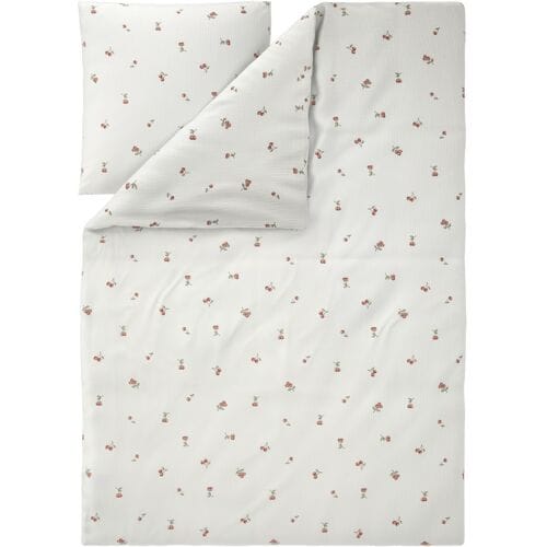 LIVARNO Mousseline dekbedovertrek 140 x 200 cm (Kersen)
